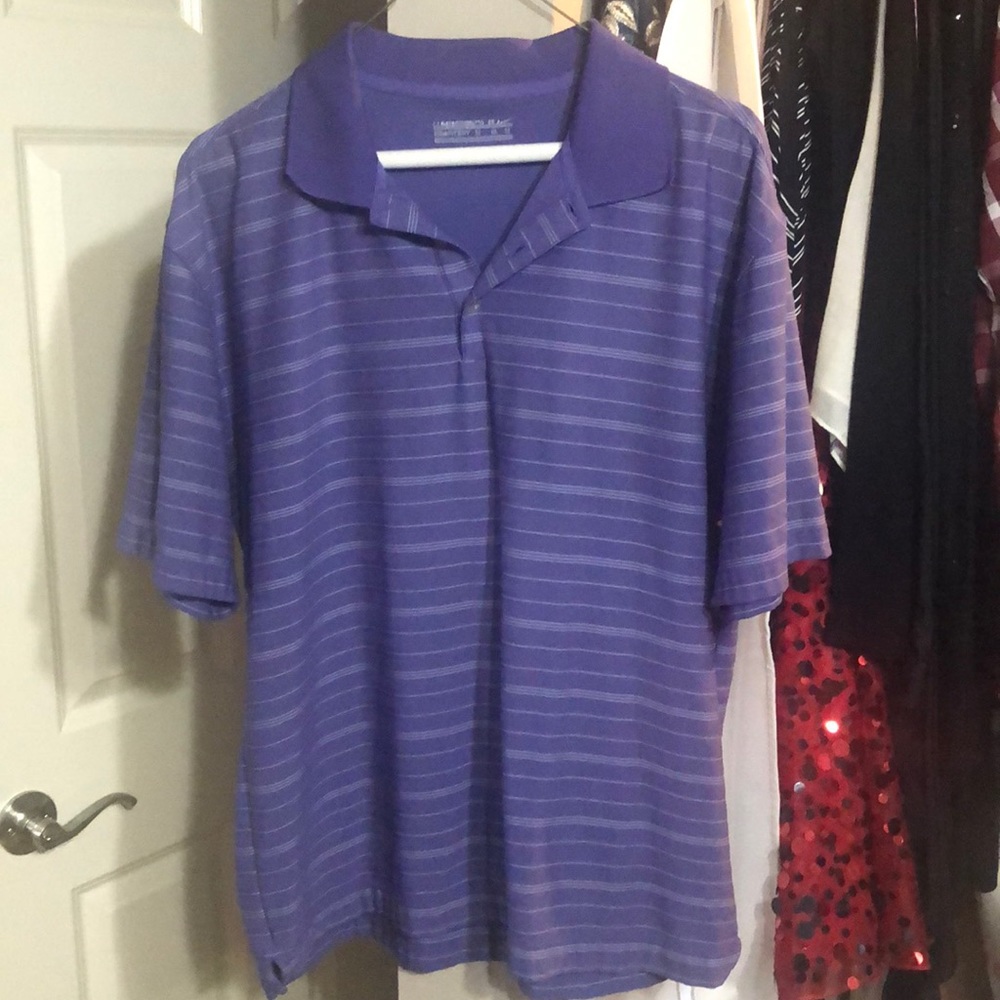 Men’s Nike golf shirt in purple